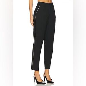 ZARA - Black Trouser with Elastic Boot Cut